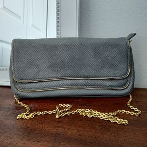 URBAN EXPRESSIONS vegan snakeskin crossbody clutch
